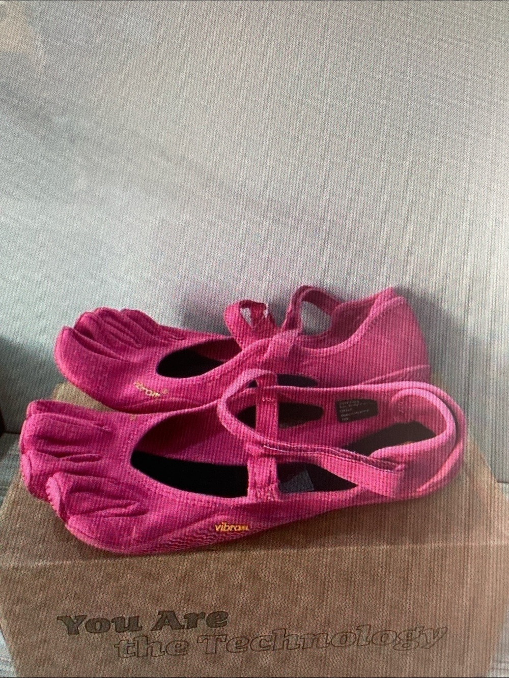 Vibram Pink Five-Finger Mary Jane Athletic Flats